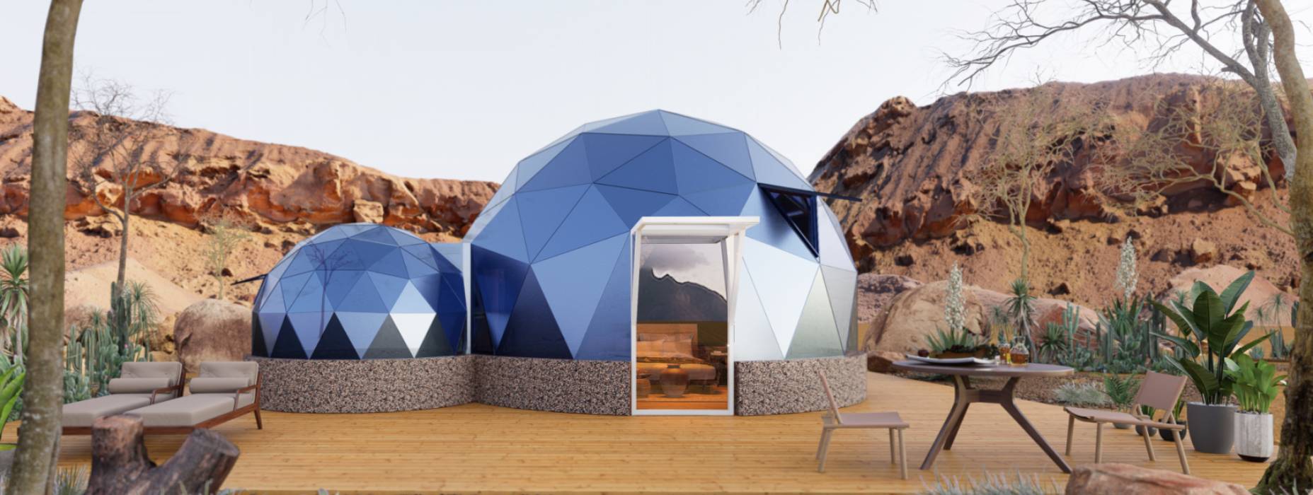 潼关县球形智能光伏玻璃星空房